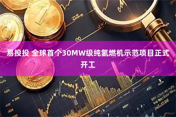 易投投 全球首个30MW级纯氢燃机示范项目正式开工